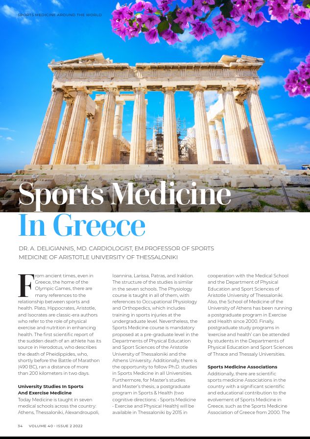 Sports Medicine In Greece